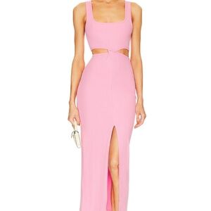 LSPACE Skyler Dress in Guava, size: LG